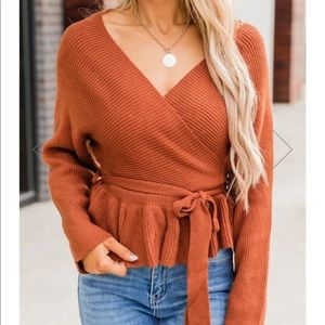 Rust sweater